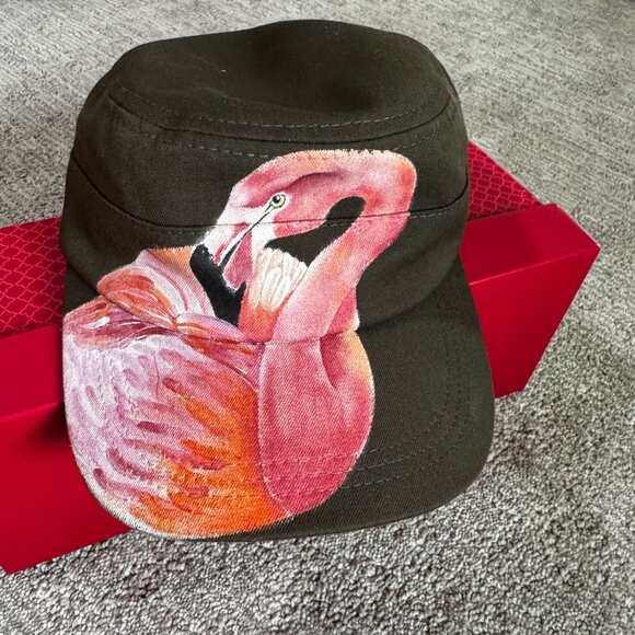 Artisan Hand Painted Ladies baseball cap - Picture 1 of 5